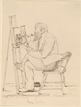Sketching - George Fuller, 1858. Creator: John Quincy Adams Ward.
