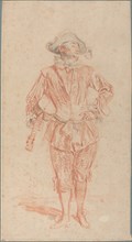 Mezzetin, c. 1716. Creator: Jean-Antoine Watteau.