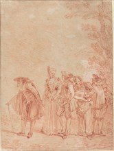 The Wedding Procession, c. 1712. Creator: Jean-Antoine Watteau.