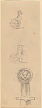 Sheet of Sketches [recto], late 19th century. Creator: Beatrix Godwin Whistler.