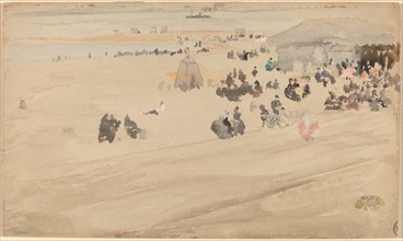 Beach Scene, probably 1885. Creator: James Abbott McNeill Whistler.