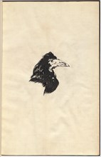 Le Corbeau: The Raven, 1875. Creators: Edouard Manet, Edgar Allan Poe.