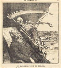 Un cauchemar de M. Bismarck, 1870. Creator: Honore Daumier.