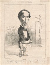 P. Lamotte Rateau, 19th century. Creator: Honore Daumier.