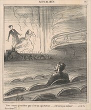 Vous croyez peut être que c'est un spectateur..., 19th century. Creator: Honore Daumier.