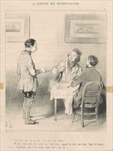François, qui est-ce qui a bu mon vin ..., 19th century. Creator: Honore Daumier.