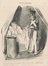 Oui, chère amie, jaloux tant que tu voudras!..., 1839.  Creator: Honore Daumier.