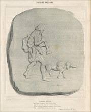 Le retour d'Ulysse, 19th century. Creator: Honore Daumier.