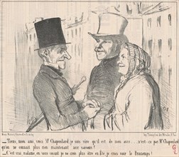 Tiens, mon ami, voici M. Chapoulard ..., 1853. Creator: Honore Daumier.