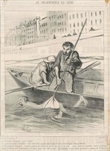 Tire ferme, Gaspard ... y va s'neyer ..., 19th century. Creator: Honore Daumier.