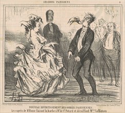 Nouveau divertissement des soirées, 19th century. Creator: Honore Daumier.