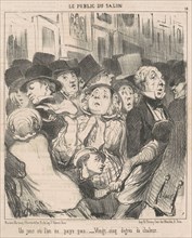 Un jour ou l'on ne paye pas, 19th century. Creator: Honore Daumier.
