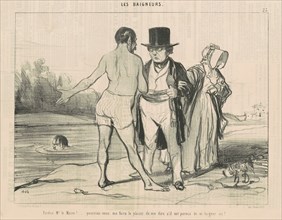 Pardon, Mr Le Maire! ... pourriez-vous ..., 19th century. Creator: Honore Daumier.
