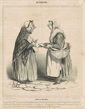 Poids et mesures, 19th century. Creator: Honore Daumier.