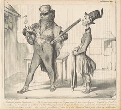Bertrand, j'adore l'industrie..., 19th century. Creator: Honore Daumier.