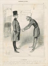 Le Protecteur, 19th century. Creator: Honore Daumier.