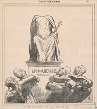 Le hic c'est quand il s'agit de lui mettre une tête, 19th century. Creator: Honore Daumier.