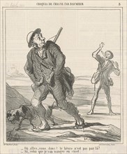 Ou allez-vous donc?, 19th century. Creator: Honore Daumier.
