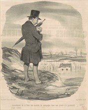 In convénient de se batir une maison de campagne ..., 19th century. Creator: Honore Daumier.