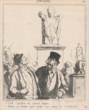 C'est l'apollon du nouvel opéra, 19th century. Creator: Honore Daumier.