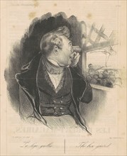 La loge grillée, 19th century. Creator: Honore Daumier.