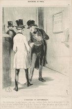 Le marchand de contremarques, 19th century. Creator: Honore Daumier.
