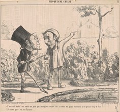 T'nez not' maitr' en voila un p'tit ..., 19th century. Creator: Honore Daumier.