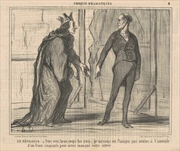 Le régisseur, 19th century. Creator: Honore Daumier.