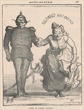 L'idéal de certains journaux, 19th century. Creator: Honore Daumier.