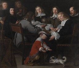 Ambassador C. Pedersen Lerche with his Staff, 1662. Creator: Jose Antolinez.
