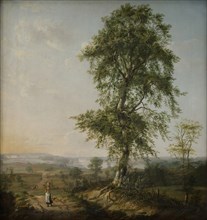 Landscape with a Big Tree, 1814. Creator: Johan Christian Dahl.