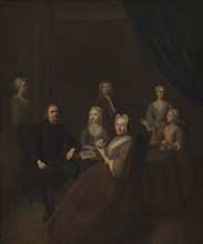 The Artist's Parents-in-Law and some of their Children, 1700-1749. Creator: Balthasar Denner.