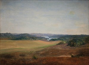 Landscape near Silkeborg, Jutland, 1836-1839. Creator: Dankvart Dreyer.