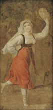 A Dancing Italian Girl, 1813-1816. Creator: CW Eckersberg.
