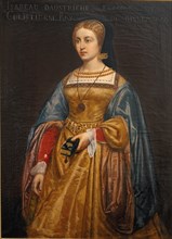 Elisabeth, Christian II's dronning, 1861. Creator: Poul Hagelstein.