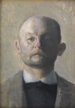 The Painter Kristian Zahrtmann, 1889-1890. Creator: Vilhelm Hammershøi.