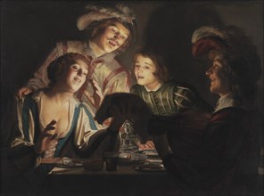 Musical Group by Candlelight, 1623. Creator: Gerrit van Honthorst.