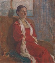 Portrait of Mrs. Bertha Brandstrup, 1909. Creator: Karl Isakson.