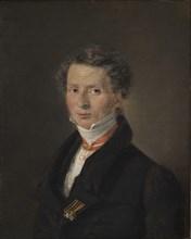 Mathias Friis von Irgens-Bergh, Danish Chargé d'Affaires in Dresden, 1824. Creator: Christian Albrecht Jensen.