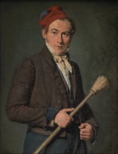 The Scene-Painter Troels Lund, 1836. Creator: Christian Albrecht Jensen.
