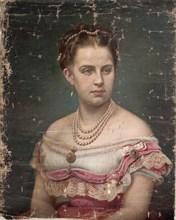 Queen Olga of Greece, 1868. Creator: Elisabeth Baumann.