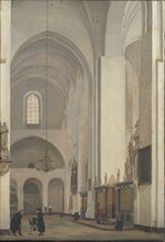 The Transept of Århus Cathedral, 1830. Creator: Christen Købke.