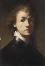 Portrait of Rembrandt with Gorget, 1629-1729. Creator: Workshop of Rembrandt.