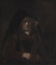 An Old Woman, 1655. Creator: Workshop of Rembrandt.