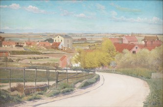 View from a Road near Næstved, Zealand, 1893-1896. Creator: Laurits Andersen Ring.