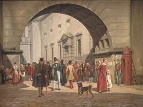 The Prison of Copenhagen, 1831. Creator: Martinus Rorbye.
