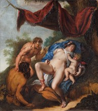Sleeping Venus with Cupid Watched by Satyrs, 1592-1640. Creator: Peter Paul Rubens.