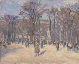March Day in Le Jardin du Luxembourg, Paris, 1922. Creator: Karl Schou.