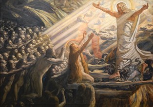 Christ in the Realm of the Dead, 1891-1894. Creator: Joakim Skovgaard.