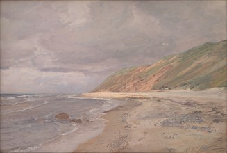 Tisvilde Beach - Gray weather, 1897. Creator: Joakim Skovgaard.